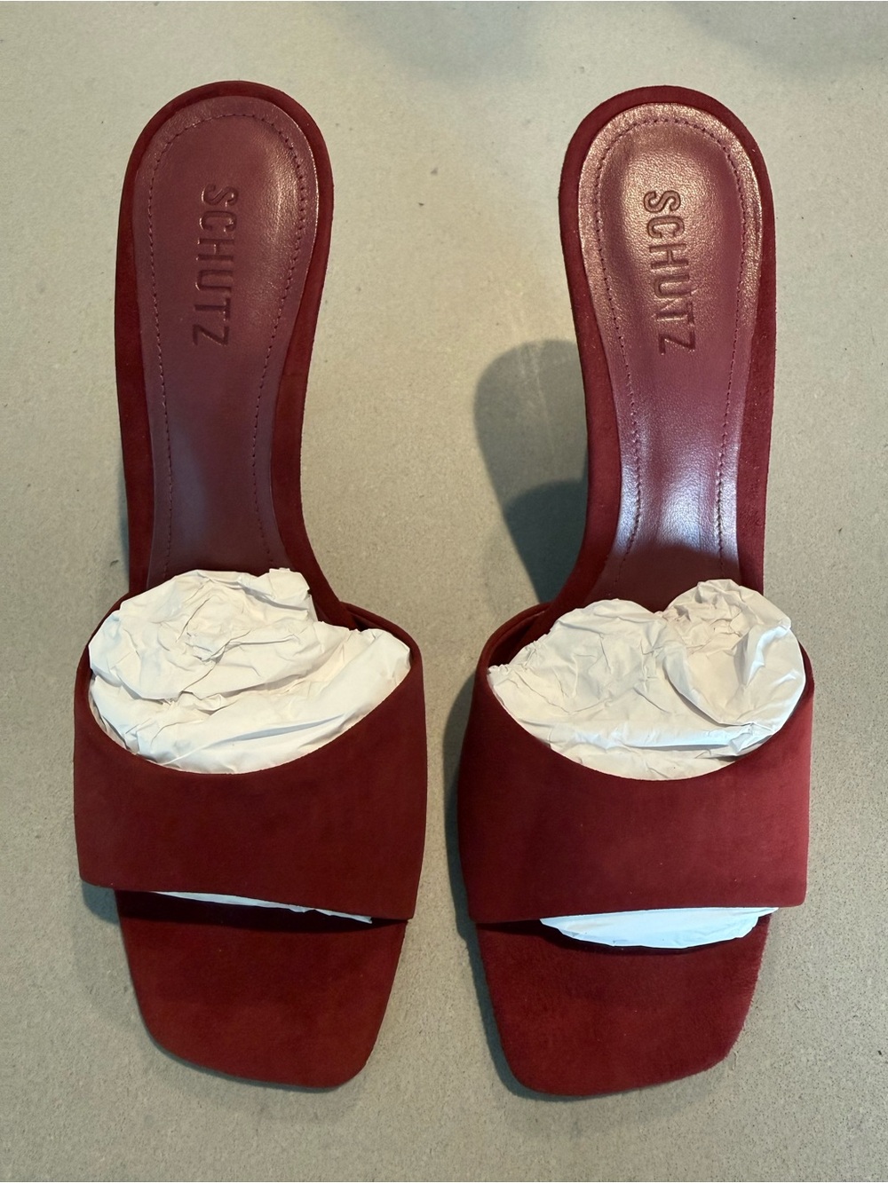 SCHUTZ Posseni suede sandal